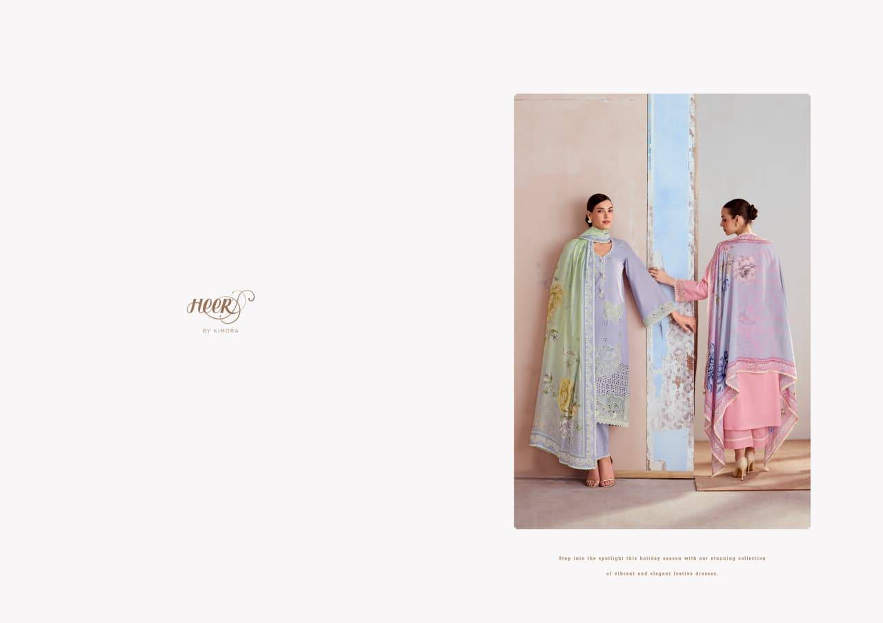 Crimson cotton vol-251 by Heer 0071 to 0076 series Beautiful Fancy Stylish Colourful casual Pure cotton lawn Dresses At Wholesale Price